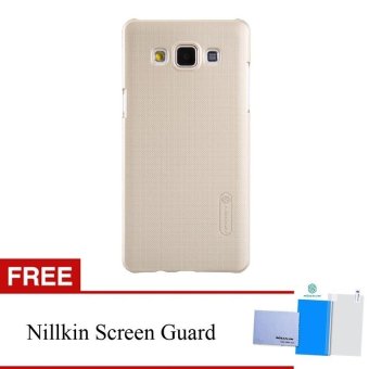 Nillkin Super Frosted Shield Samsung Galaxy A5 A5000 - Emas + Gratis Anti Gores Clear Nillkin