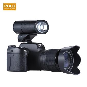 Polo Sharpshots Auto Focus AF 33MP 1080P 30fps FHD 8X Zoomable Digital Camera w/ Standard + 0.5X Wide Angle + 24X Telephoto Long Lens 3.0\" LCD Bulit-in Flashlight Detachable LED Light PC Cam - intl