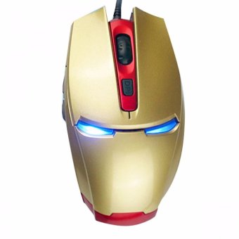 Iron Man Mouse USB - Gold