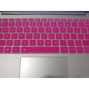 4Connect Silicon Keyboard Protector for XiaoMi Airbook 13.3 Inch Laptop - Dark Pink