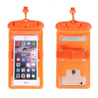 Lantoo 30M Underwater Waterproof Pouch Dry Bag for iPhone 7 plus for Samsung note 3/4/5 for 5.2\"-6.3\"(orange)) - intl