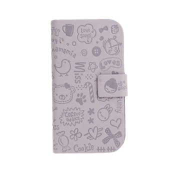 Case Magic Girl Left and Right Flip Leather for Samsung Galaxy S III / i9300 - Light Purple