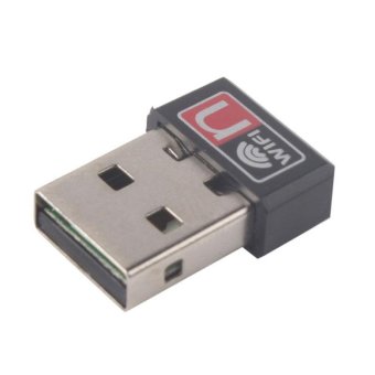 BUYINCOINS Mini USB WiFi Adapter (Black)