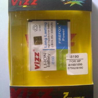 Vizz Baterai Batt Batre Battery Double Power Vizz Samsung Galaxy S3 Mini i8190 dan Galaxy Ace 2 i8160 3000 Mah