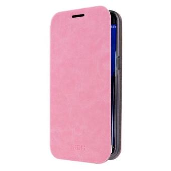 MOFI For Samsung Galaxy S7 Edge / G935 Crazy Horse Texture Horizontal Flip Leather Case with Holder(Pink)  - intl