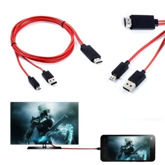 MHL Micro USB HDMI AV TV Adapter Cable For Samsung SCH-R970 SCH-i545 SPH-L720