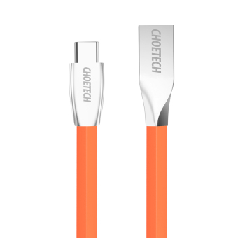 CHOETECH 4ft/1.2m USB Type C Cable (USB A to USB C) with 56k Resistor for LG G5, HTC 10 & Other Type C Devices (Orange)