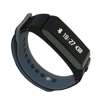 Brand New Original TalkBand K2 Smart Bracelet Wristband Bluetooth Dual-mode Sleep Monitor Smartwatch Band Phone PK Huawei B2(Black) - Intl