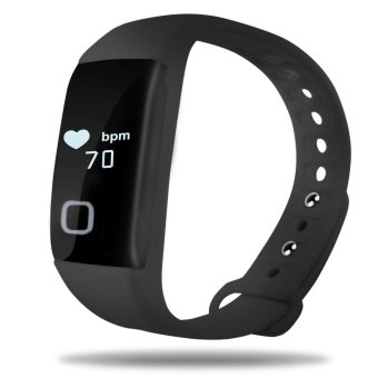 S&L T1S Dynamic Heart Rate Monitor Smart Bracelet (Black) - intl