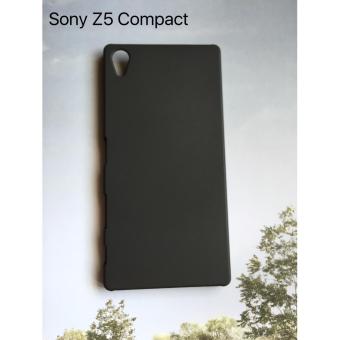 Hardcase Case Sony Z5 Compact Polos Hitam Casing Bahan Plastik Keras