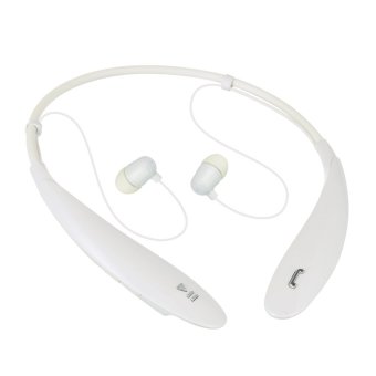 Bluetooth Stereo Headset HBS 800 and HBS-800 Neckband Headset (White)