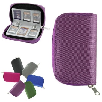 Potable Memory Card Holder Carrying Case Bag for SDHC and SD Cards - intl