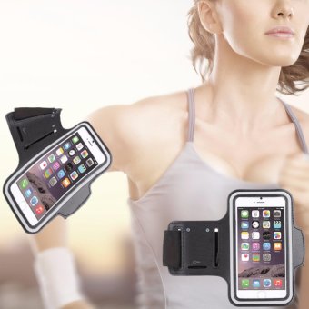 carejoy (TM) Armband Running Neoprene Sport Case Bag fit for Cellphone Mobilephone Smartphone iPhone6 (Black) (...)