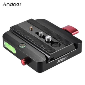 Andoer Rapid Connect Adapter with Quick Release Sliding Plate for Manfrotto Tripod 577 Replacement - intl