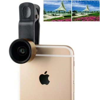 ZOMEI Universal 0.36X Wide Angle Lens With Clip For IPhone, Samsung, HTC, Sony, Huawei, Xiaomi, Meizu(Gold) - intl