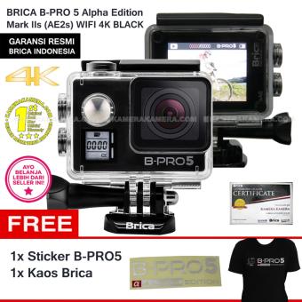 BRICA B-Pro5 Alpha Edition 4K Mark IIs (AE2s) BLACK + Sticker B-Pro + Kaos Brica
