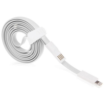 uNiQue Rainbow USB Charging Cable Apple Lightning 100 cm - Putih