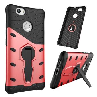 Heavy Duty Shockproof Dual Layer Hybrid Armor Protective Cover with 360 Degree Rotating Kickstand Case for Huawei G9 - intl
