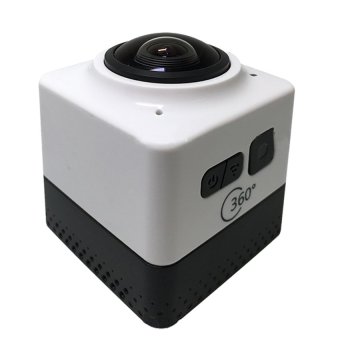 360-degree Panoramic Camera WIFI High-definitionBuilt-inMicrophoneLarge Panoramic Lens (White) - intl