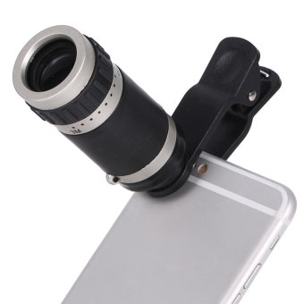 8x Zoom Monocular Telescope Camera Lens Universal Optical Clip Telephoto for Mobile Phone - intl