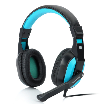 Cosonic CT-770 Stereo Gaming Headphones w/ Microphone - Blue + Black - intl