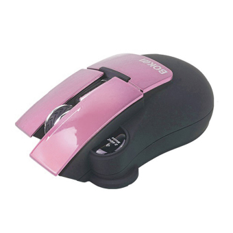 JNTworld 2.4 G Wireless Mouse Mini Optical mouse Wireless Bluetooth Mouse (Pink) - Intl