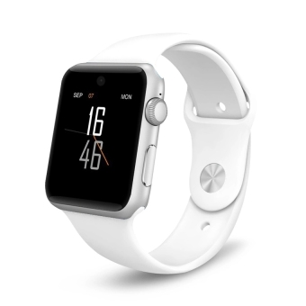 A1 Smartwatch 2016 A1 Smart Watch Bluetooth Smart Watch WaterproofSmart Watch For Iphone Android Cell phone 1.54 inch SIM Card(White) - intl