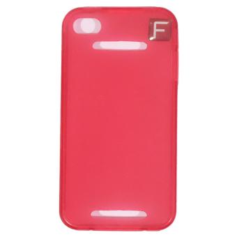 Cantiq Case For Apple iPhone 4G / 4S Soft Jelly Case Air Case 0.3mm / Silicone / Soft Case / Softjacket / Case Handphone / Casing HP - Merah