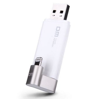 DM 64GB USB2.0 Lightning MFI Storage Driver For iPhone iPad(White)    