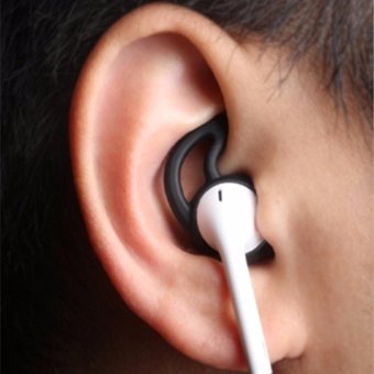Earphone Cover Tips Hook For Airpods Anti-Slip Soft Silicone - intl