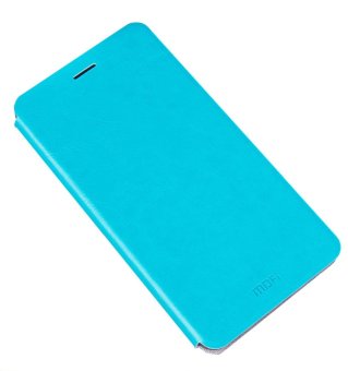 MOFI PU Leather and Soft TPU Cover for Samsung Galaxy C5 / C5000 (Blue)
