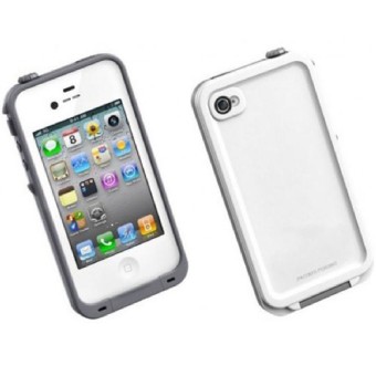 joyliveCY Water-Resistant Bumper TPU Protective Case for iPhone 5 5S (White)
