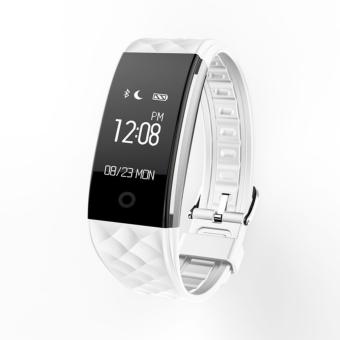 Abusun S2 dynamic heart rate monitoring high-value sleep exercise step smart alert smart bracelet - intl