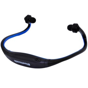 Ansee S9 Bluetooth V3.0 Wireless Sports Headphone for Smartphone Tablet PC Blue