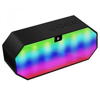 GPL/ Bluetooth Speaker, DLAND Portable Color Changing LED Light Wireless HI--FI Surround Stereo Sound Bluetooth Speaker Speakerphone for Home and Outdoor Party / Beach / Picnic/ship from USA - intl
