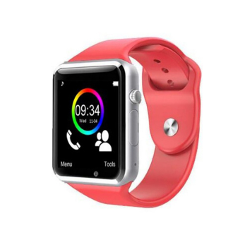 A1 Smartwatch 2016 A1 Smart Watch Bluetooth Smart Watch Waterproof Smart Watch For Iphone Android Cell phone 1.54 inch SIM Card (Red) - intl