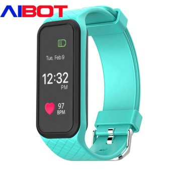 Aibot L38I Bluetooth Smart Band Dynamic Heart Rate Monitor Full Color TFT-LCD Screen Smartband for IOS Android Smartphone - intl