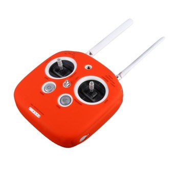 Silicon Case pelindung penutup untuk DJI Phantom 3 Inspire 1 Remote kontrol (merah)