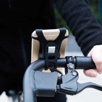 Adjustable Bicycle Bike Handlebar Clip Mount Holder Stand For Mobile Phone - intl