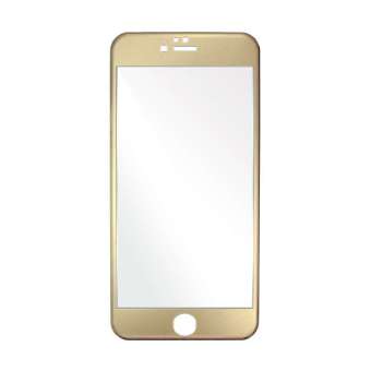 Titanium Alloy Full Collor Tempered Glass Front and Back Iphone 6 Plus - Gold