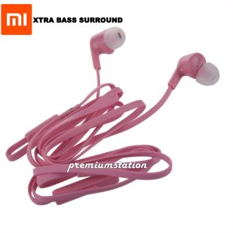 Xiaomi Hansfree H488 Piston Colorful Edition Headphones In-Ear Xtra Bass Surround Perfect Audio Universal Gadget - Pink