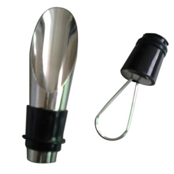 Buytra Stainless Wine Bottle Decanter Stopper Plug Funnel