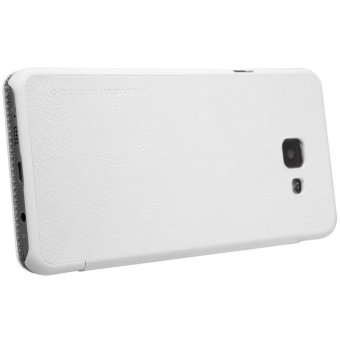 sFor Samsung Galaxy A7 2016 A7100 A710F A710 Window Control Flip Cover Nillkin Qin Luxury 360 degree protection Leather Case (White ) - intl