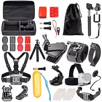 For SJCAM SJ4000 Action Camera Accessories Set Kit for Gopro hero 54 3 2 1 Chest head Clamp Hand Mount Bag Car Adapter for SJCAM - intl