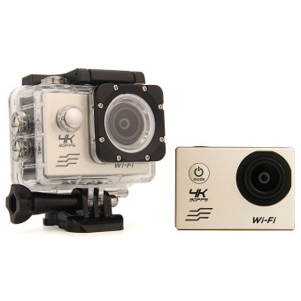 Ultra HD 4K WiFi Action Camera 30M waterproof Sport Camcorder(Silver)