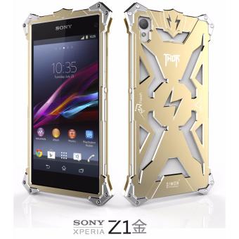 DAYJOY Luxury Cool Design Aerospace Aluminum Alloy Metal Protective Bumper Frame Cover Case for SONY XPERIA Z1(GOLDEN) - intl