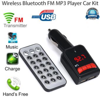 coconie Wireless Bluetooth LCD FM Transmitter Modulator USB Car Kit MP3 Player SD Remote - intl