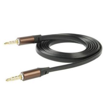 Universal Noodle Style Aux Audio Cable 3.5mm Jack Earphone Cable for Monster Beats Studio / Pro / Mixr / Solo HD, Length: 1.2m, (Original Version) - (Brown)