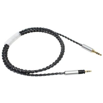 ZY HiFi Cable Sennheiser Momentum Headphone Cable 6N OCC ZY-072(Black) - intl