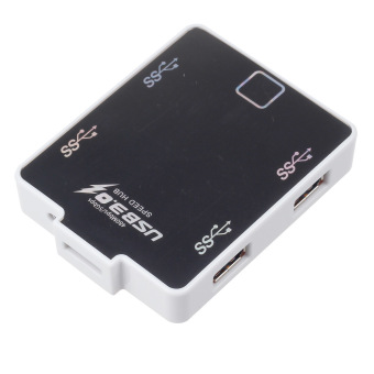 ZUNCLE USB3.0 High-speed 4-port Switch HUB(White)